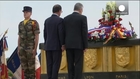 French and German leaders mark WW1 in joint commemoration