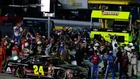 Johnson Wins, Tempers Flare After Race  - ESPN