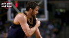 Kevin Love leaves Game 4 with shoulder injury