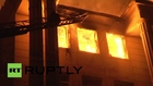 Ukraine: See how mortar fire destroys this Donetsk school