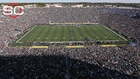 CFP not pressuring Notre Dame to join conference