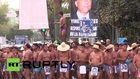Mexico: NAKED dancers invade Mexico City streets *EXPLICIT*