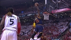 LeBron fakes and throws down the hammer