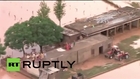 Pakistan: Army's huge flood rescue operation seen from the skies