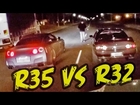 2000hp Street Race - R32 GT-R vs R35 GT-R!