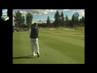 Fred Couples hits cool lob wedge golf shot