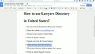 Lawyers Directory United State