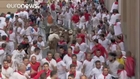 One man gored to death in Spanish bull running festival