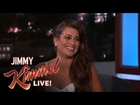 Lea Michele on Vomiting While Singing 