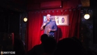 American comic getting heckled in London