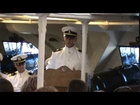 Michael Cook Maritime Academy Navy Commissioning and speech on uss constitution.