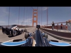GoPro Spherical: Indycars over the Golden Gate Bridge
