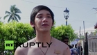 Philippines: Devotees nail themselves to crosses in recreation of Christ's crucifixion