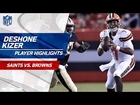 Every DeShone Kizer Pass Against New Orleans | Saints vs. Browns | Preseason Wk 1 Player Highlights