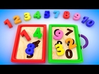 Learn Numbers & Colors for Children - Wooden Number Toys for Kids | Preschool Toddlers Educational