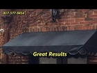 Cleaning Mold, Mildew and Rust from Canvas Awnings Dallas Fort Worth TX