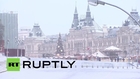 Russia: First snow hits Moscow