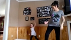 Little Girl Adorably Dances With Pregnant Mom