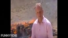 BBC Reporter Giggles Next to Burning Heroin