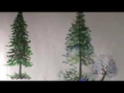 watercolor tree painting technique effects