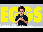 Kids Try 100 Years of Eggs | Bon Appétit
