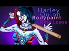 Harley Quinn Body Paint Tutorial Time Lapse