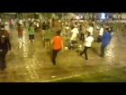 Dancing Exercise at Stueng Meanchey Bridge