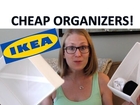 UNDER $10 Ikea Organization Products | Stylish White