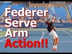 Tennis Serve Lesson - Roger Federer Arm Action (Top Speed Tennis)