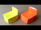 簡単折り紙★ 椅子（イス）の折り方 ★ origami chair easy