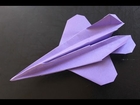 How to make a cool paper plane origami: instruction| F22