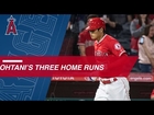 Ohtani’s trio of homers
