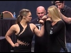 UFC 193: Ronda Rousey vs. Holly Holm Staredown