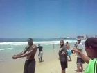Jacó mostra o treino de Lebron James na Praia de Copacabana,RJ