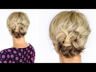 Knotted Updo For Short Hair