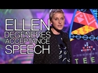 Ellen DeGeneres 2015 Teen Choice Awards Speech: Portia De Rossi, 