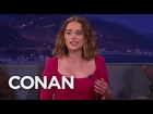 Emilia Clarke Accidentally Crashed A “Game Of Thrones” Wedding  - CONAN on TBS