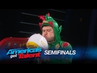 Piff The Magic Dragon: Piff Uses a Piece of Toast for a Cool Trick - America's Got Talent 2015