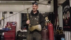 Welder Extinguishes Torch with Tongue