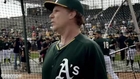 Will Ferrell Takes Batting Practice With The Oakland A's ...