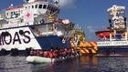 3,400 migrants rescued from boats in the Mediterranean over the weekend