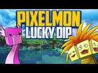 Minecraft Mods Pixelmon Lucky Dip Battle! (Minecraft Pokemon Modded Mini-Game) w/Vikkstar123!