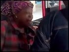 London Transit Fight : African grandma vs Jamaican rude boy