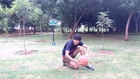 Guy Spins Basketball and Other Objects on Finger