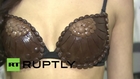 Russia: These MELT IN YOUR MOUTH models don chocolate BRAS!