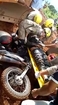Bulldozer runs over two motorcyclists, one died