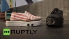 Argentina: These submarine-style shoes can help the blind 