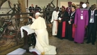 Pope Francis praises Ugandan authorities for taking in refugees
