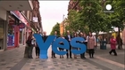 Scottish pro-independence campaign takes poll lead for first time