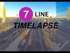 ⁴ᴷ NYC Subway Timelapse - The Queens-bound 7 Line